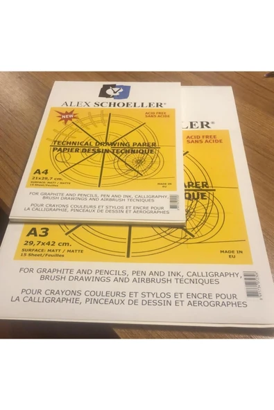 Alex Teknik Resim Blok A3 200 Gr 15 Yp. Alx1997 / ürün görseli 1