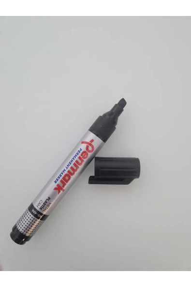 penmark Permanent Marker Kesik Uç Siyah (3 adet) - Resim 3
