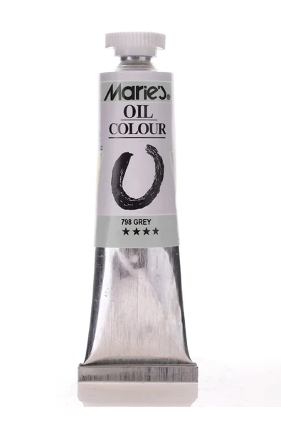 Maries Oil Colour Yağlı Boya 170ml 798 Grey ürün görseli 1