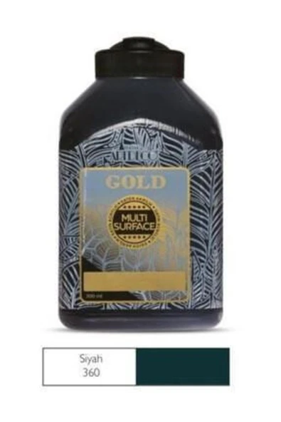 Artdeco Gold Multi-surface Akrilik Boya 140ml Siyah 360 - Resim 2