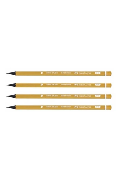 Faber Castell Sınav Kalemi Gold Edition - 4lü ürün görseli 1