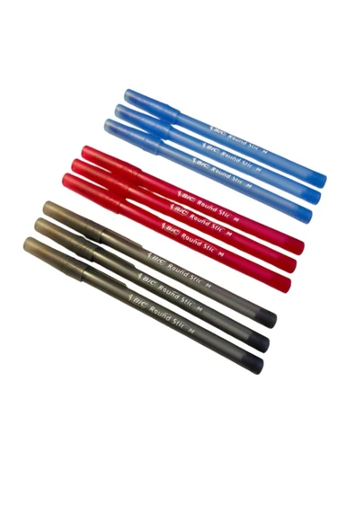Bic Round Stic 9 Lu Tükenmez Kalem Seti ürün görseli 1