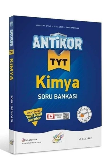 Antikor Yayınları Fdd Tyt Antikor Kimya Soru Bankası ürün görseli 1