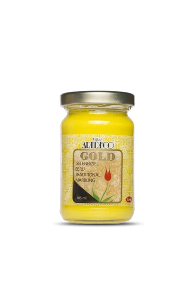 Artdeco Gold Geleneksel Ebru Boyası 105ml - 150 Sarı ürün görseli 1