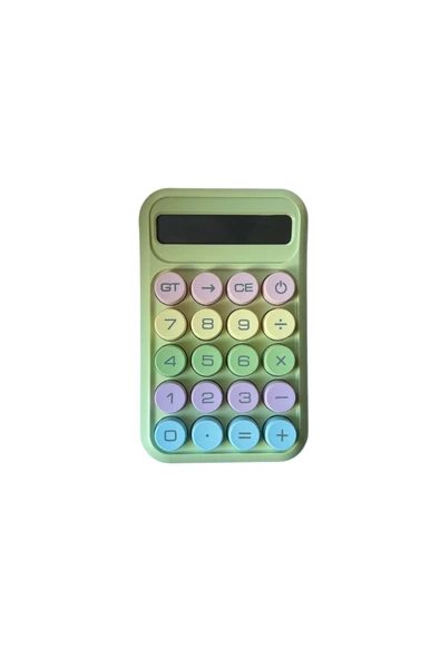 SLM Runzon Renkli Hesap Makinesi RZ819 - Yeşil ürün görseli 1