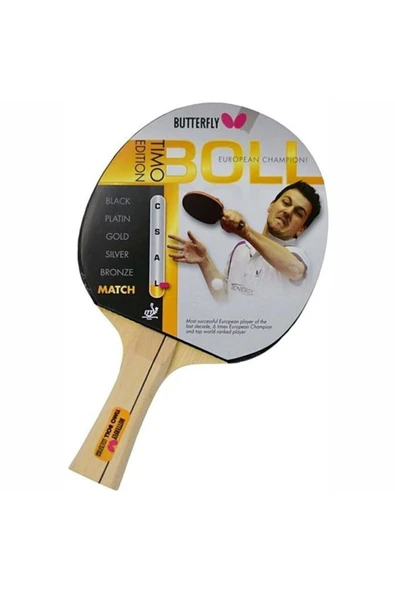 butterflymoda ittf Match l Timo Boll Masa Tenisi Raketi Tekli fiyatıdır ürün görseli 1