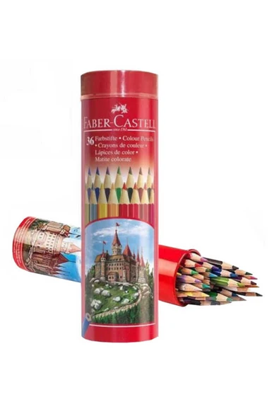 Faber Castell Kuru Boya Kalemi 36lı Metal Tüp ürün görseli 1
