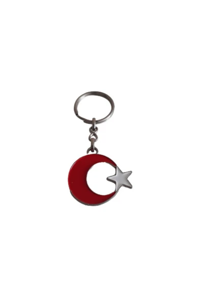 Zaradise Accessories Ayyıldız Figürlü Metal Anahtarlık ürün görseli 1