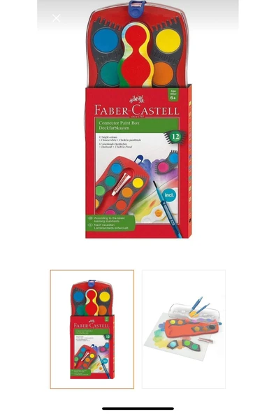 Faber Castel Faber-castel SULU BOYA DEĞİŞEBİLEN TABLET 12 RENK ürün görseli 1