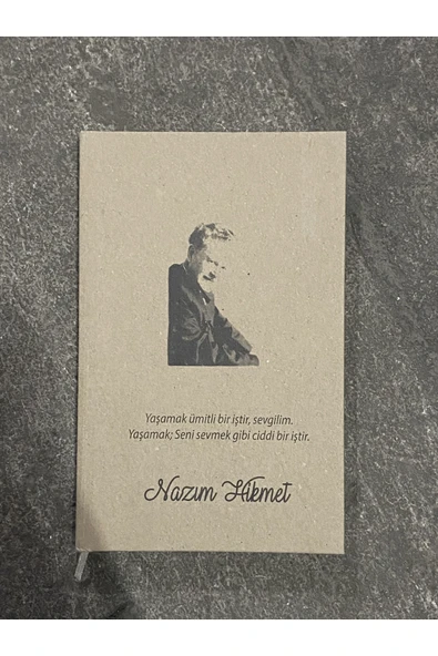 Kıvılcım Kraft 13*21 Çizgili Şair Serisi Nazım Hikmet ürün görseli 1