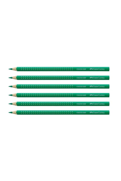 Faber Castell Faber Grip 2001 Uzun Kuru Boya Zümrüt Yeşil (5171112463) 6 Lı Paket ürün görseli 1