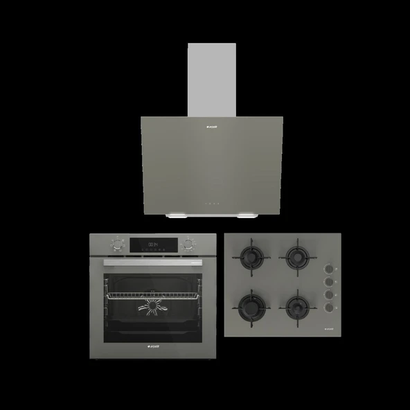 Arçelik Ankastre Set (OCD T 601-1 EG - AFC 330 G - ADE 604-1 G) ürün görseli 1