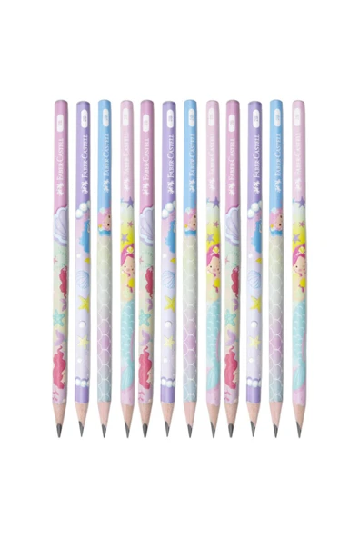 Faber Castell Faber-Castell Denizkızı 2B Yuvarlak Kurşun Kalem 12 Adet 59257 ürün görseli 1