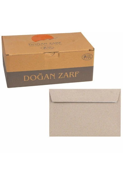 doğan zarf Doğan (kutu 500 Adet)elvan Zarf Kraft Silikonlu 90gr 11.4x16.2 As ürün görseli 1