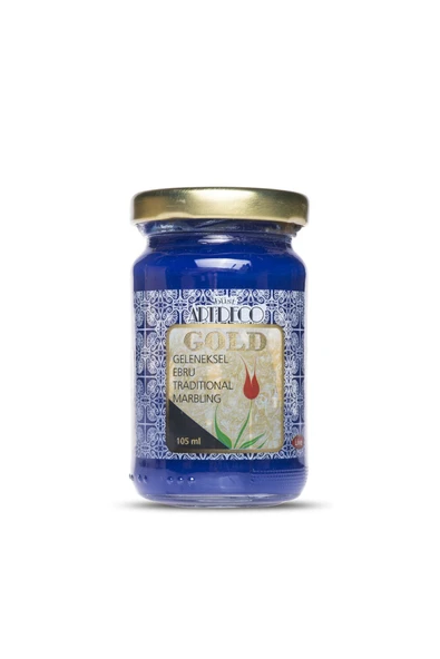 Artdeco Gold Geleneksel Ebru Boyası 105ml - 451 Lahor Mavi ürün görseli 1