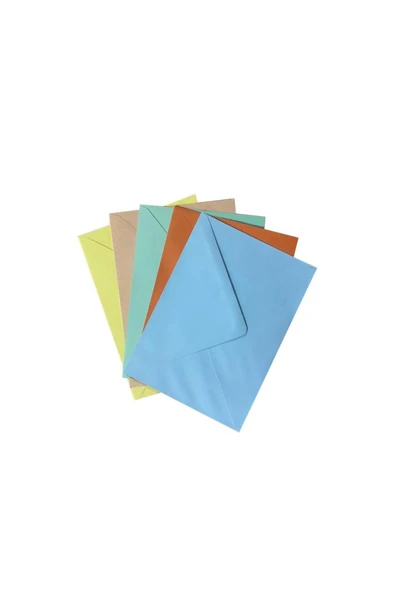Doğan 13x18 Davetiye Zarfı 80 Gr. Renkli 5'li ürün görseli 1