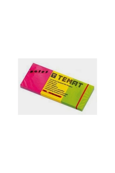 Temat 3 *50 *40 Mm Not Kağıdı 80 Yaprak 3 Renk ürün görseli 1