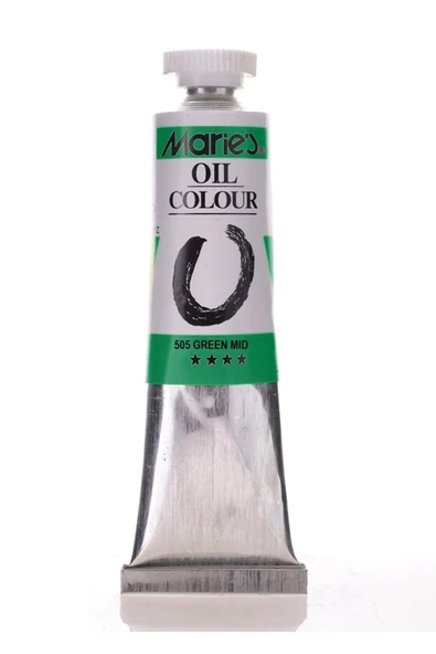 Maries Oil Colour Yağlı Boya 50ml 505 Green Mid ürün görseli 1
