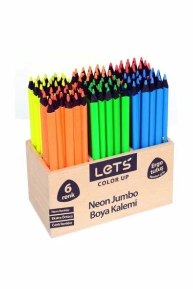 Lets Neon Jumbo Kuru Boya Kalemi ürün görseli 1
