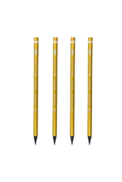 Faber Castell Gold Edition 2½b Sınav Kalemi Kurşun Kalem 4 Adet ürün görseli 1