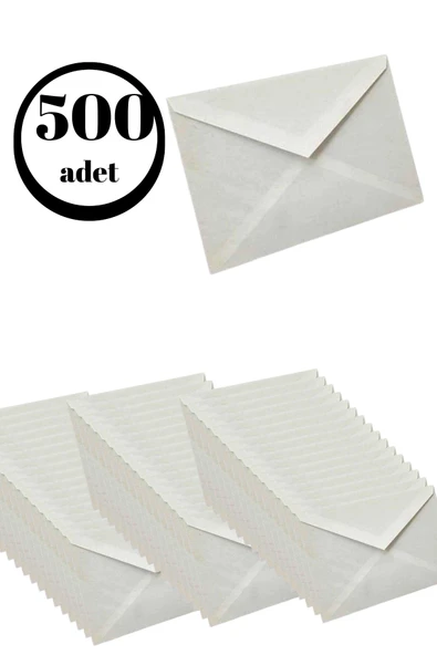 hırdawhat Kare Mektup Zarfı 11.4x16.2 Cm 70 Gram 500 Adet ürün görseli 1