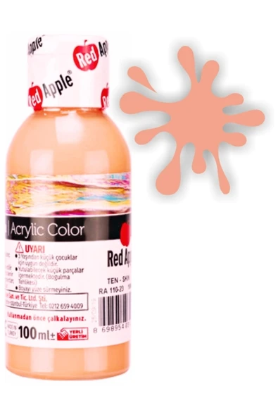 Red Apple Akrilik Boya Ten Rengi(tan Color)100 Ml. ürün görseli 1