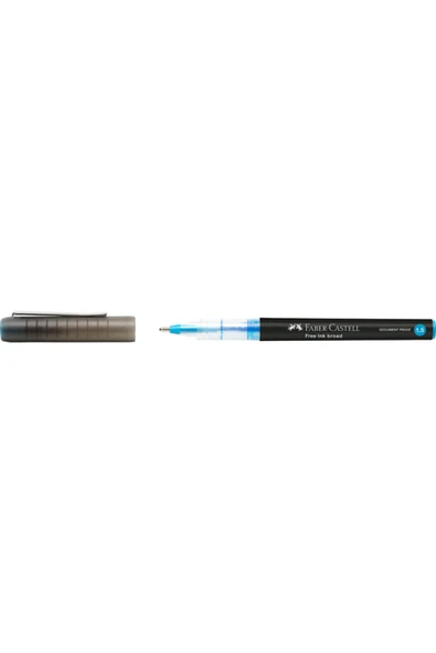 Faber Castell Free Ink Broad Tükenmez Kalem 1.5 Mm Gök Mavisi ürün görseli 1