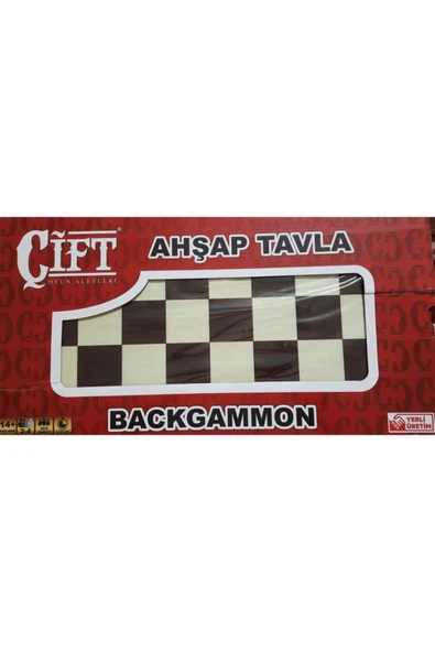 İyisini İstersen Çift Oyun Aletleri Ahşap Tavla - Backgammon ürün görseli 1
