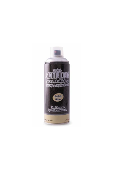 Artdeco Akrilik Sprey Boya 400ml Gümüş 980 ürün görseli 1