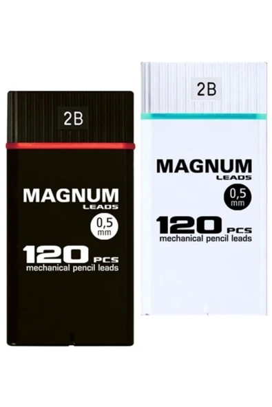 Monami Magnum Leads 0.5 Mm 2b Uç 60 Mm 120 Li ürün görseli 1