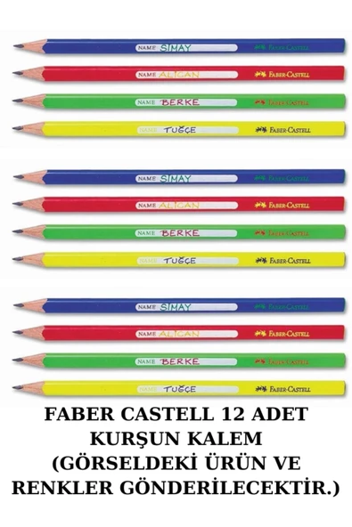 Faber Castell HB KURŞUN KALEM SETİ 12 ADET – SET 6 ürün görseli 1