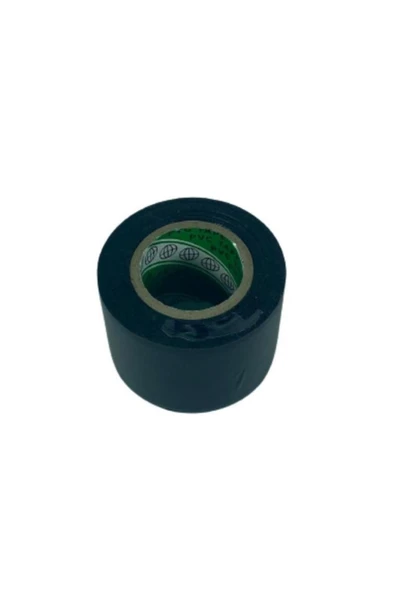 PVC Siyah Geniş Izole Bant Elektirik Bandı Yeşil Içli 50mm 25 Metre Yerli Üretim Boru Tutar Sağlam G ürün görseli 1