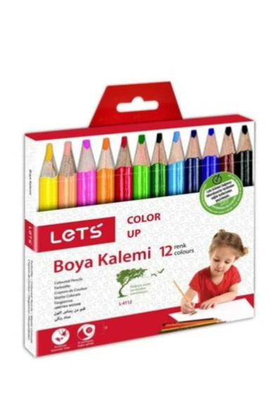 Lets 12 Renk Yarımboy Boya Kalemi L-4112 ürün görseli 1