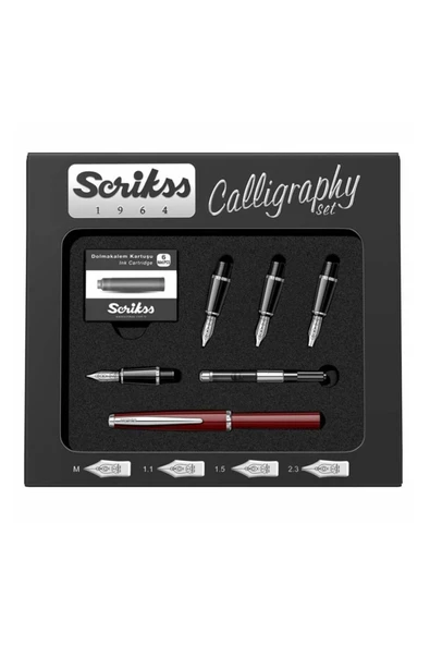 Scrikss 33 Kaligrafi Set Siyah Gövde ürün görseli 1