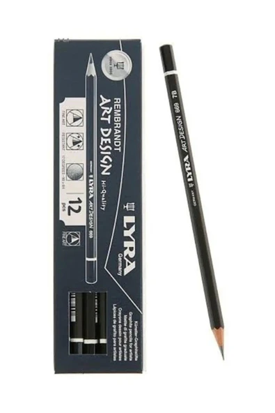 LYRA Kurşun Kalem Rembrandt Art Design 7b Dereceli Çizim Kalemi (12 Lİ PAKET) ürün görseli 1
