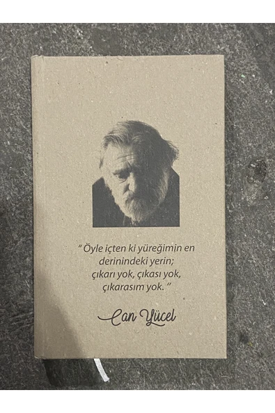 Kıvılcım Kraft 13*21 Çizgili Şair Serisi Can Yücel ürün görseli 1