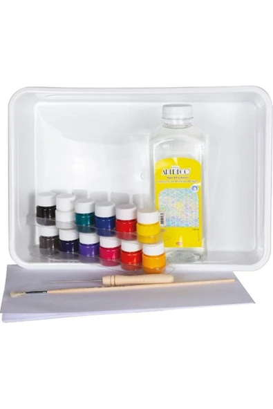 Artdeco Ebru Başlangıç Seti 12x15ml - Resim 2
