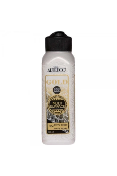 Artdeco Gold : Multi-surface Metalik Akrilik Boya : 140 Ml : Sedef ürün görseli 1