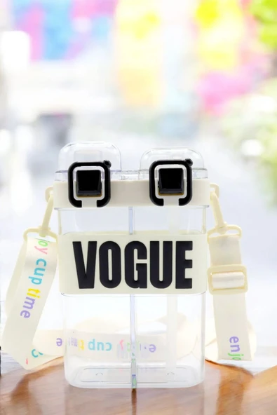 Sevagah Okul Öğrenci Vogue Şık Tasarım Çift Bölmeli Çift İçimli Çocuk Suluk Matara ürün görseli 1
