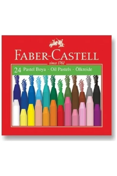 Faber Castell Karton Kutu Pastel Boya 24'lü ürün görseli 1