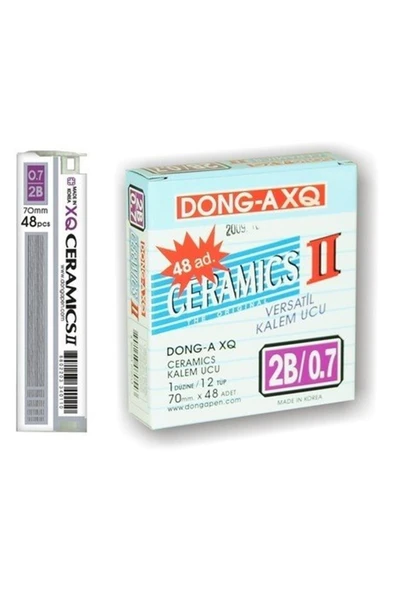 Dong-A Ceramics 0,7mm 2b Min Versatil Kalem Uç 12'li Tüp ürün görseli 1