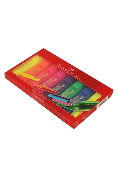 Faber Castell Faber-castell Fosforlu Kalem 8 Li Set ürün görseli 1
