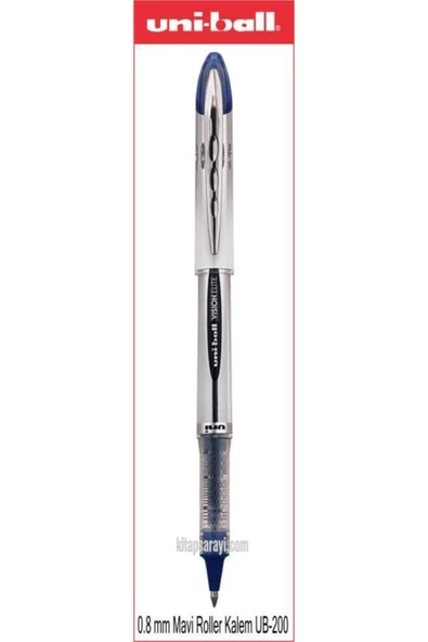 UNİ-BALL UNİ ROLLER KALEM VISION ELITE UB-200 0.8 MAVİ ürün görseli 1