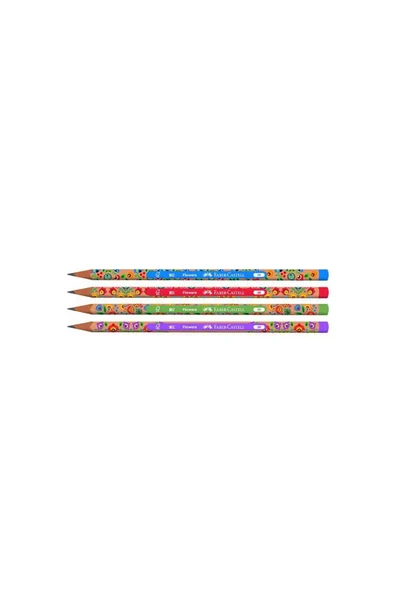 Faber Castell Faber Kurşun Kalem 2B Flowers Serisi 5244000042000 ürün görseli 1