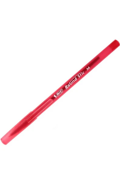 Bic Round Stıck Medıum Tükenmez Kalem Kırmızı (10 ADET) ürün görseli 1