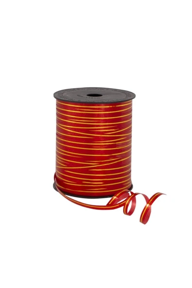 Helvacıoğlu Vagon Rabant (rafya) 5 Mm X 200 Metre Yaldızlı Kırmızı 4021 (2 Li Paket) ürün görseli 1