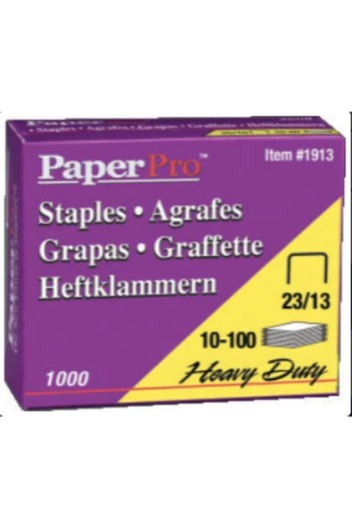 PaperPro 1913 Beyaz Zımba Teli 1000 Adet 100 Yaprak ürün görseli 1