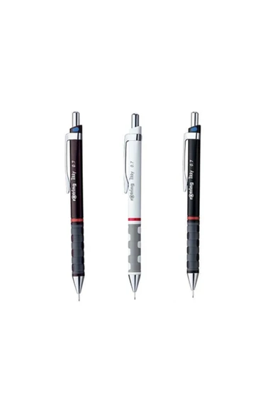 Rotring Tikky Versatil Kalem 0.7 Mm Bordo-siyah-beyaz ürün görseli 1