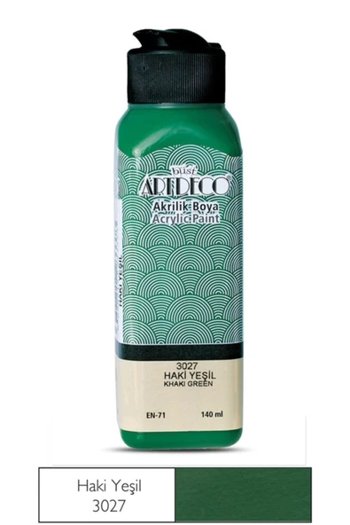 Artdeco Akrilik Boya 140 Ml. 3027 Haki Yeşili ürün görseli 1