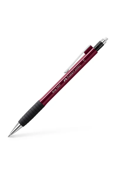 Faber Castell 1347 Uçlu Kalem 0.7 Bordo 2022 Silgili Saklanabilir Metal Uç Ergonomik Tasarım ürün görseli 1
